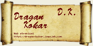 Dragan Kokar vizit kartica